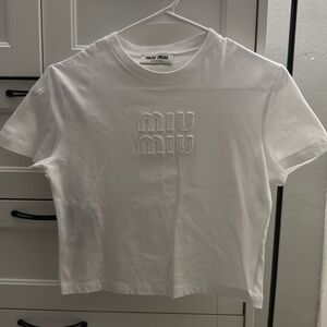 Miu Miu White T-shirt